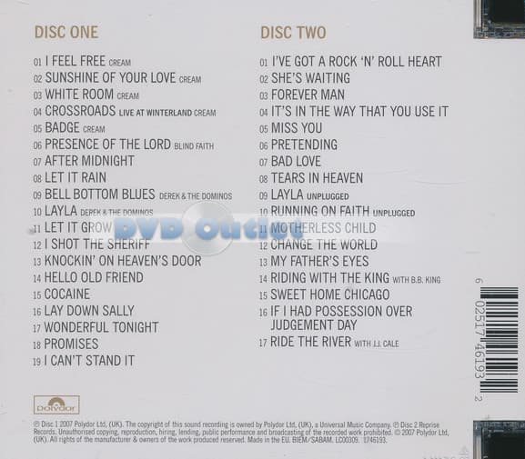 Eric Clapton - Complete Clapton (2 CD)