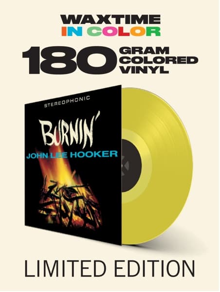 John Lee Hooker - Burnin' (LP) (Coloured Vinyl) ( Limited Edition)
