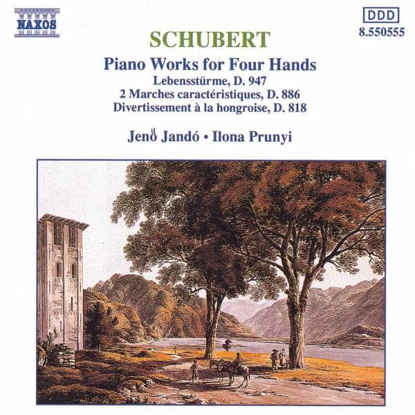 Jenö Jandó & Ilona Prunyi - Schubert: Piano Works For Four Hands (CD)