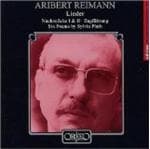 Aribert Reimann, Catherine Gayer, Ernst Haefliger, Barry McDaniel - Reimann: Lieder (CD)