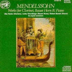 Alan Hacker, Lesley Schatzberger, Richard Burnett - Mendelssohn: Works For Clarinet, Basset Horn & Piano (CD)