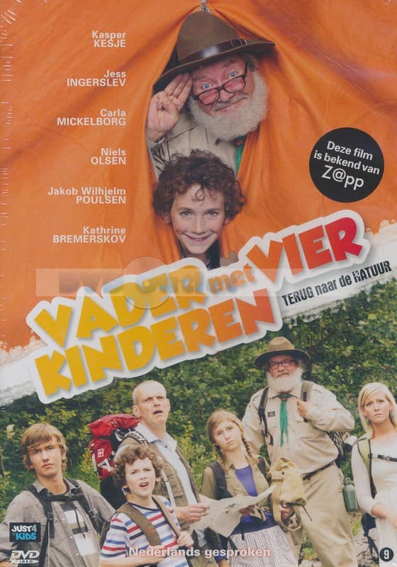Vader Met Vier Kinderen - Terug Naar De Natuur