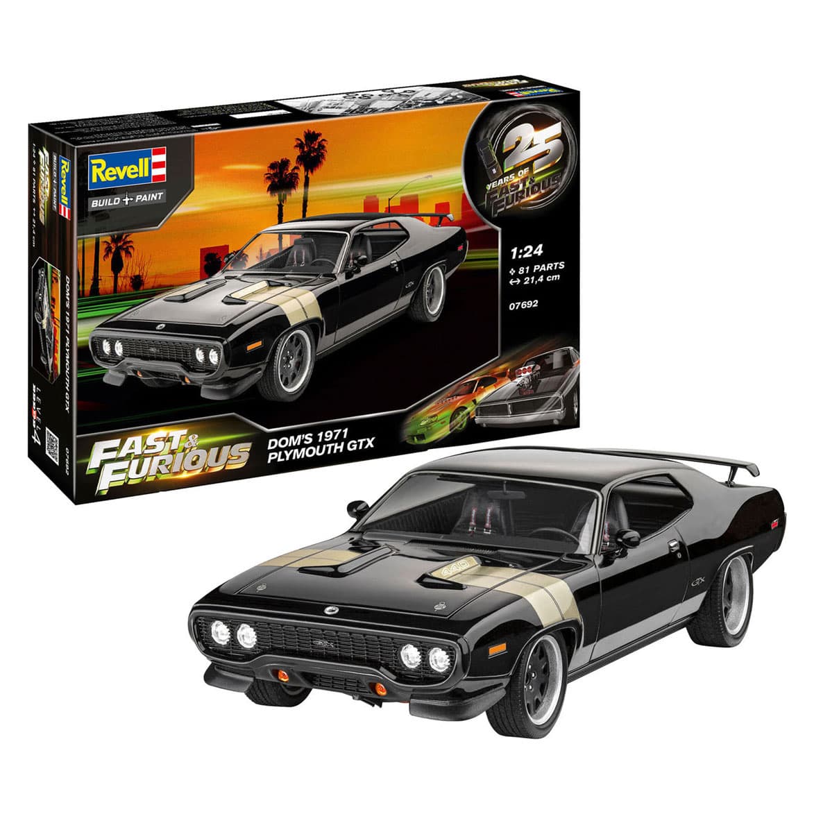 Revell - Fast & Furious -  Dominics '71 Plymouth Gtx ( 07692 )