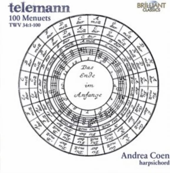 Andrea Coen - Telemann: 100 Menuets TWV 34: 1-100 (2 CD)