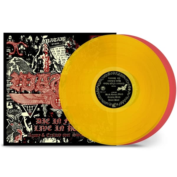 Watain - Die In Fire Live In Hell (Agony & Ecstasy Over Stockholm) (2 LP) (Coloured Vinyl) (Limited Edition)