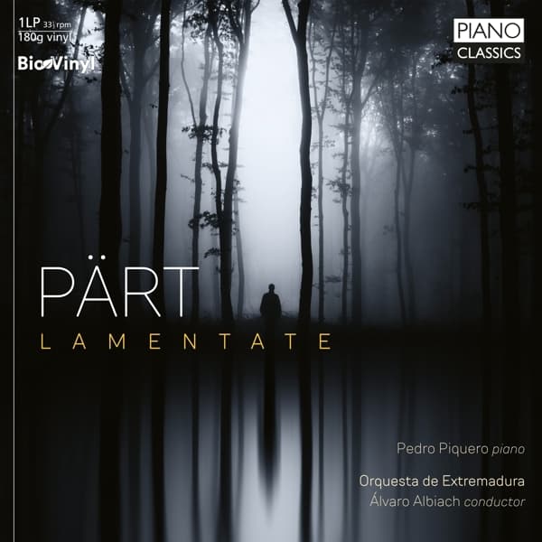 Pedro Piquero, Orquesta De Extremedura & Álvaro Albiach - Pärt: Lamentate (LP) (Biovinyl)