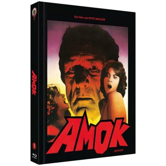 Br+dvd Amok (schizo) - 2-disc Mediabook (cover A) - Pete Walker Collection Nr. 7 (2024-03-08) (Import)