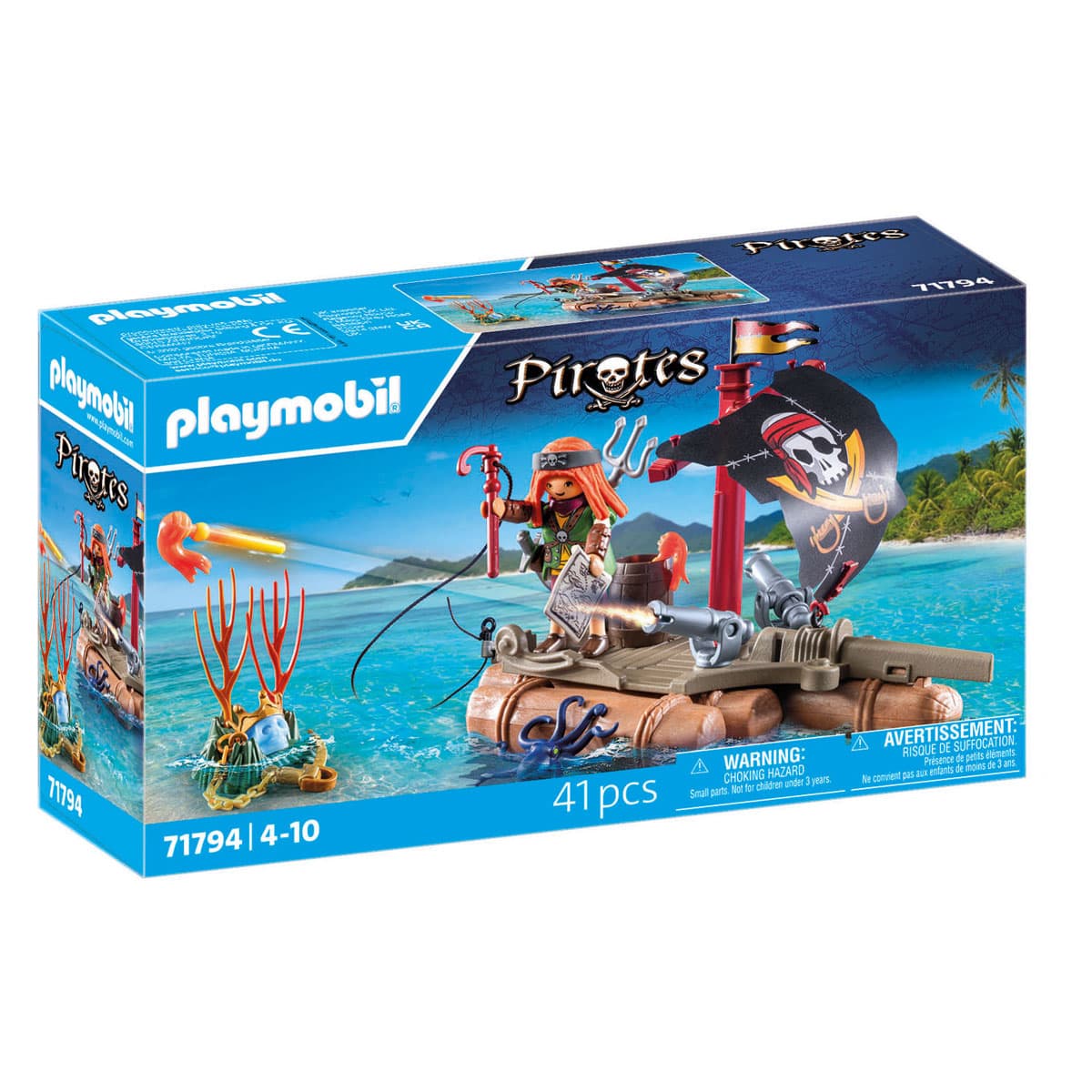 Playmobil - Pirate Raft With Treasure (71794)