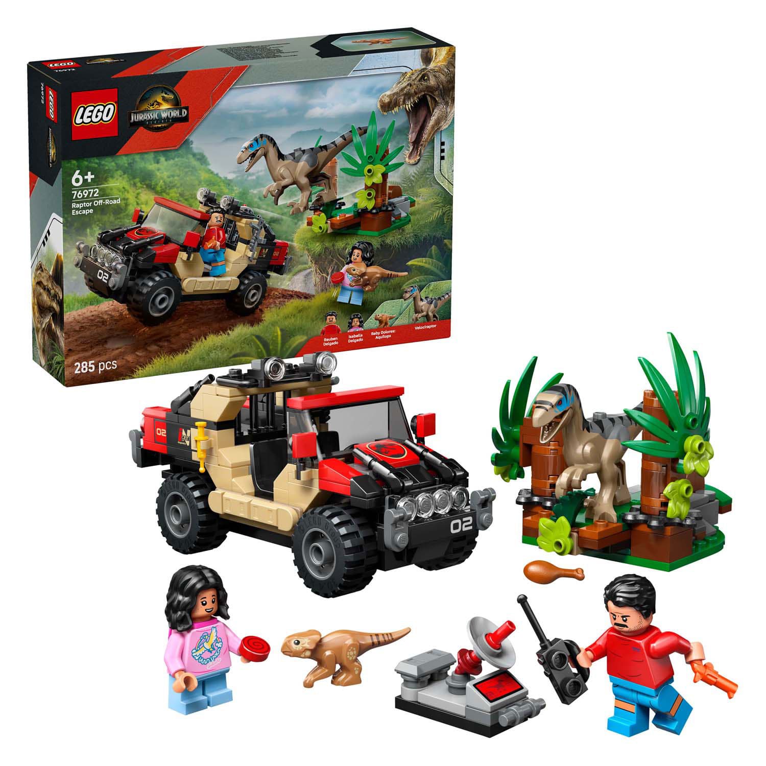 LEGO Jurassic World 76972 Offroad Eaptorontsnapping