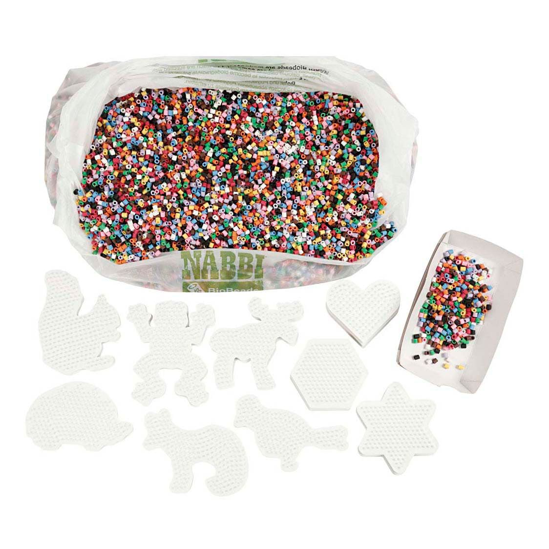 NABBI BioBeads Klaslokaalset 5x5mm Standaardkleuren