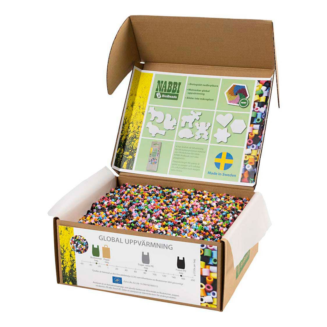 NABBI BioBeads Med Standaardkleuren - 55000st.