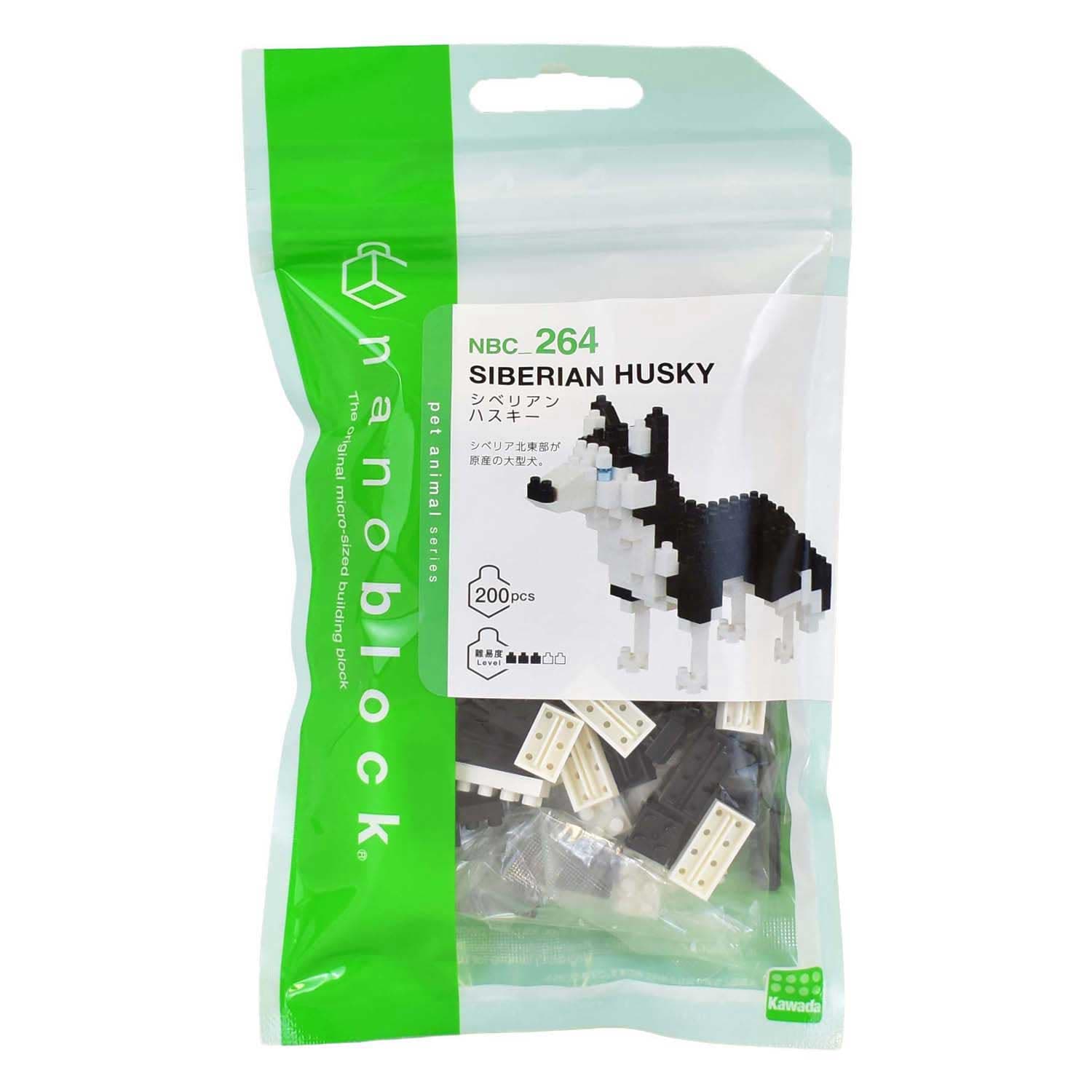 Nano Block Bouwset Husky - 200st.