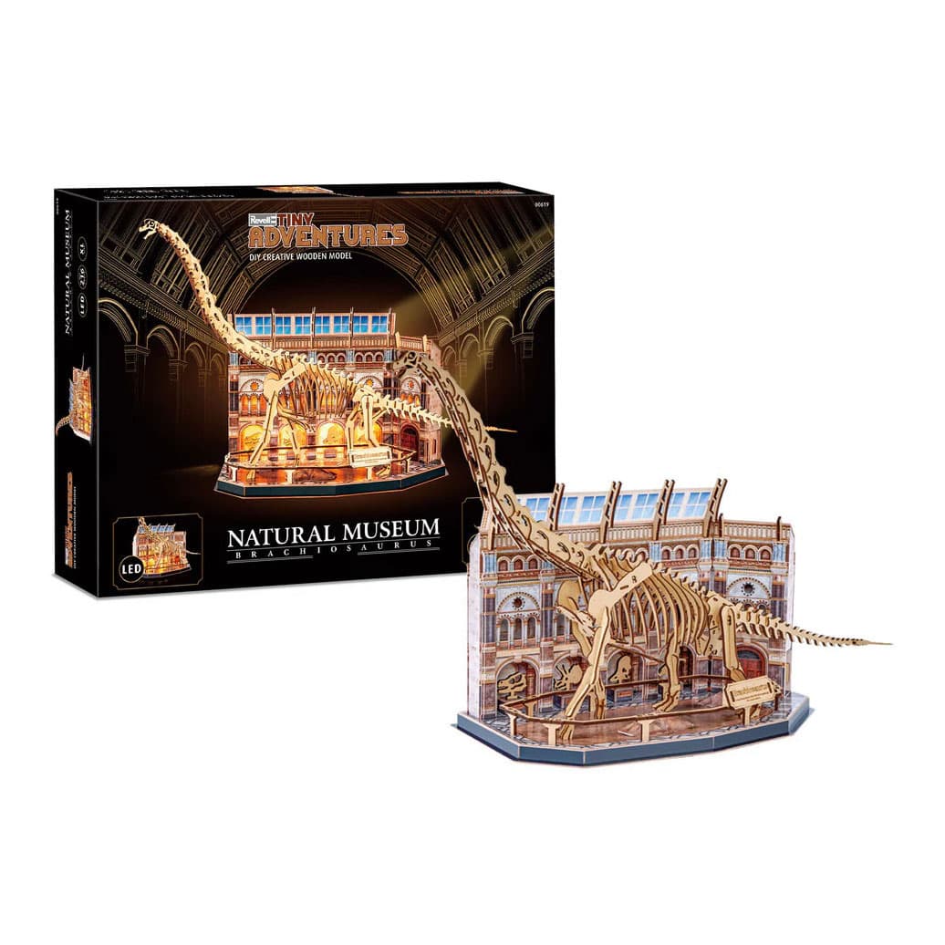 Revell Tiny Adventures Natural Museum Brachiosaurus - 216dlg.