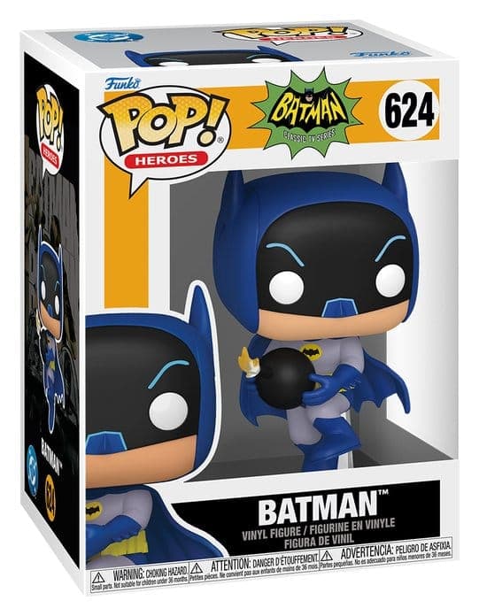 Dc Comics: Funko Pop! Heroes - Batman 66 - S2 - Batman With Bomb (Vinyl Figure 624)