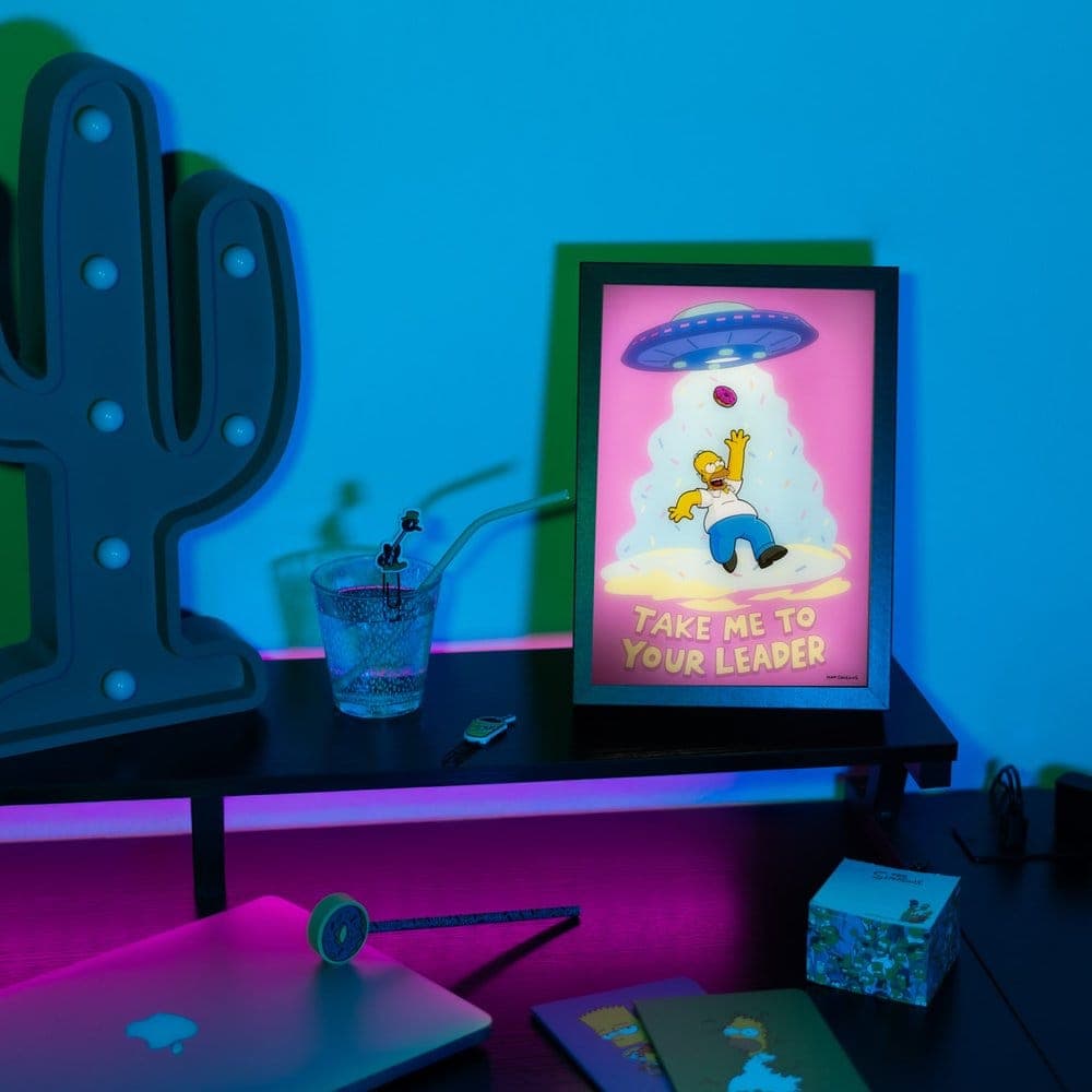 THE SIMPSONS LED FRAMED PRINT