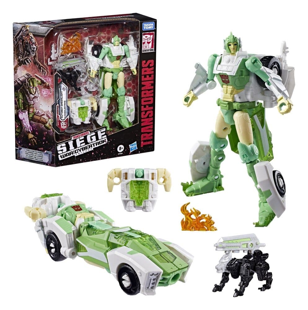 Transformers  Siege War For Cybertron Autobot Greenlight  Dazzlestrike Toys