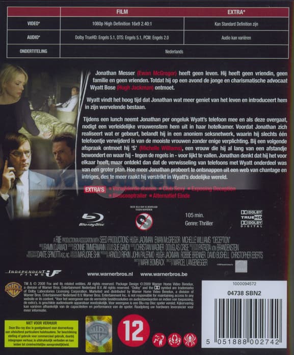 Deception (Blu-ray)