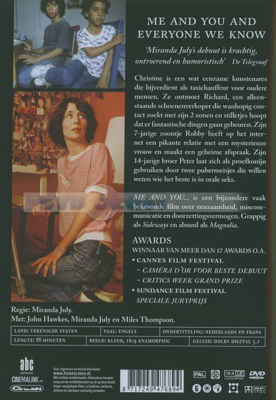 Me and you and everyone we know (DVD)