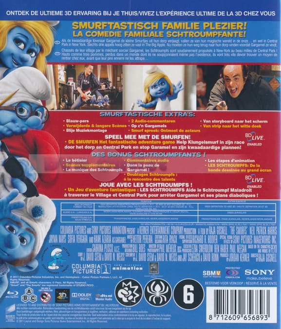 De Smurfen  (Blu-ray) (3D Blu-ray)