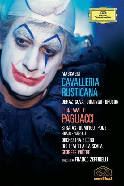Elena Obraztsova, Teresa Stratas, Plácido Domingo - Mascagni: Cavalleria Rusticana | Leoncavallo: Pagliacci (DVD) (Complete)