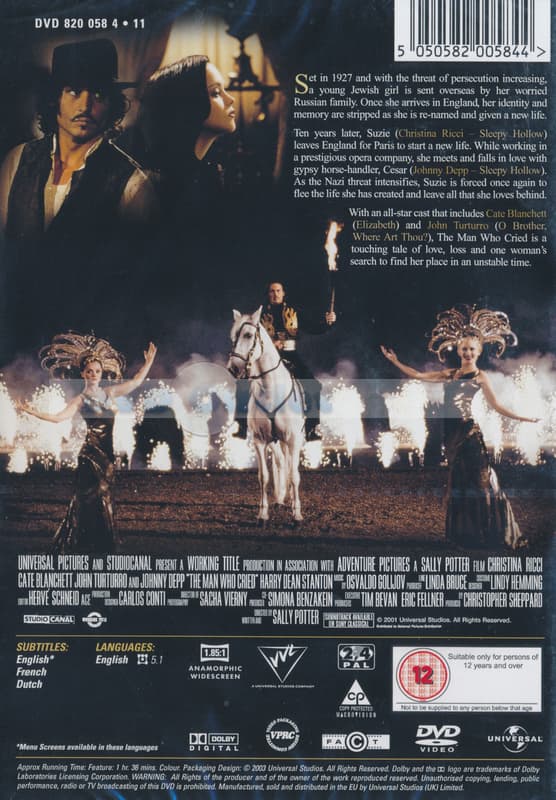 Man Who Cried, The (2001) (Import)