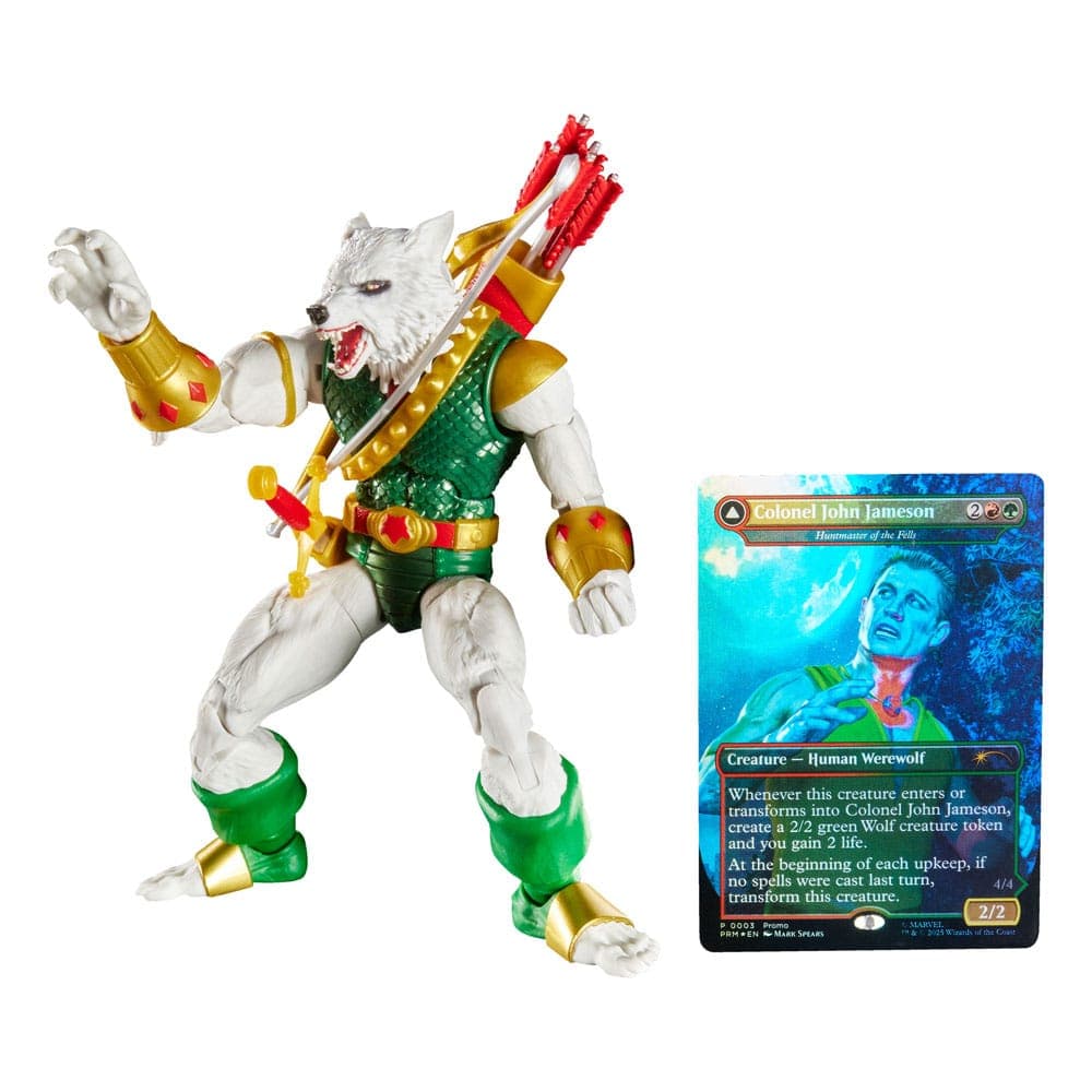 Marvel Legends Series Magic The Gathering SpiderMan ManWolf Toys